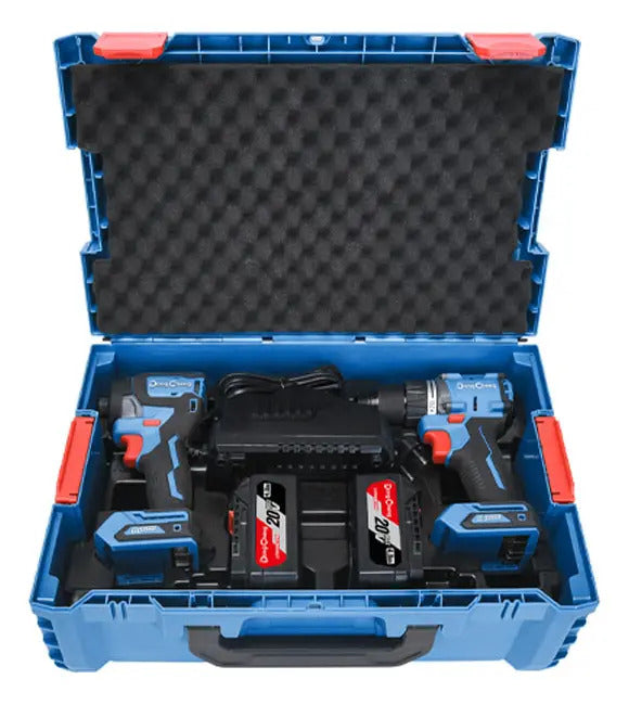 Kit Inalámbrico Atornillador de Impacto DCPL208 + Taladro Percutor DCJZ2060i