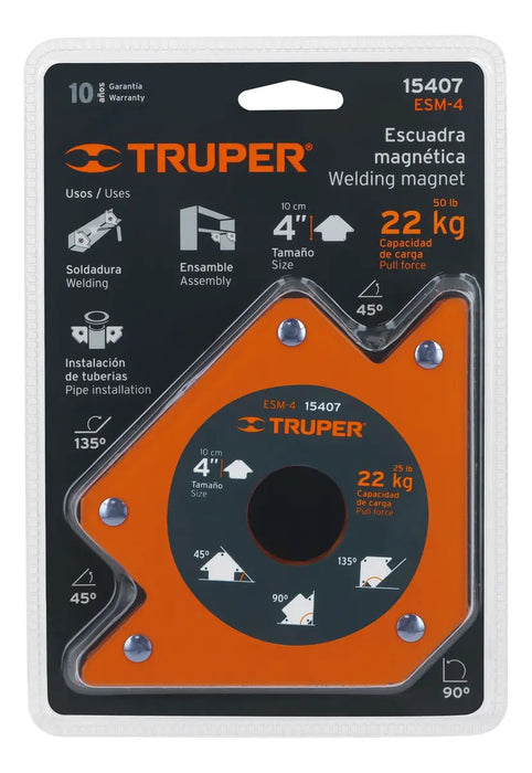 Escuadra Magnética Precisa Para Soldar De 102mm Truper