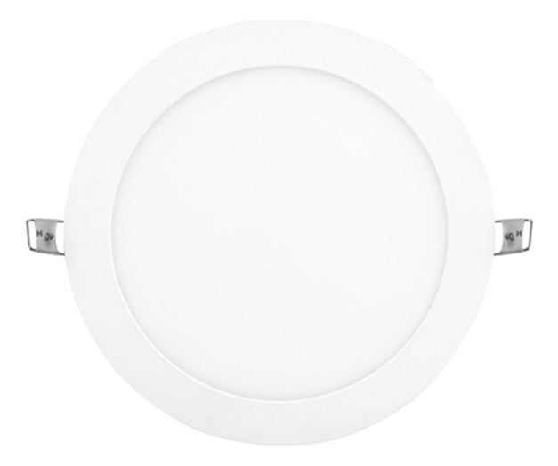 Panel Led Empotrable Redondo 24w 6500k Luz Fria
