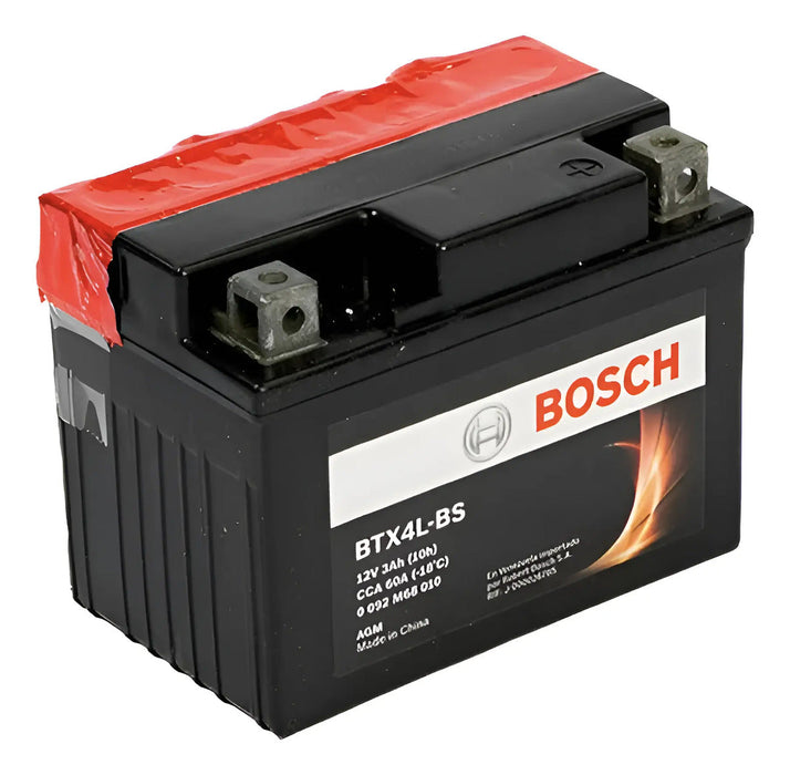 Cargador Batería Ytx4l-bs Bosch 12v 3 Ah Pd Agm Moto
