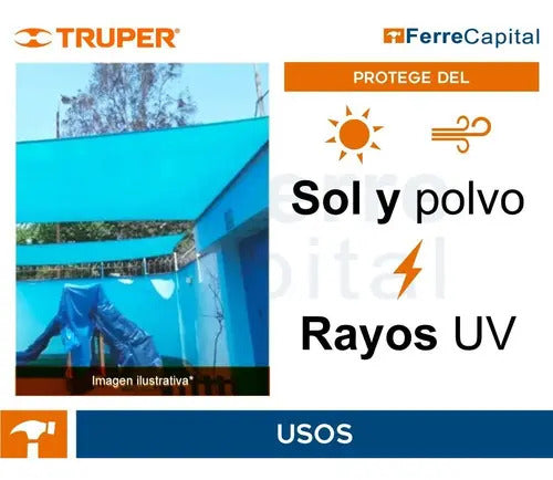 Lona 5 X 6 M, Azul, Pretul