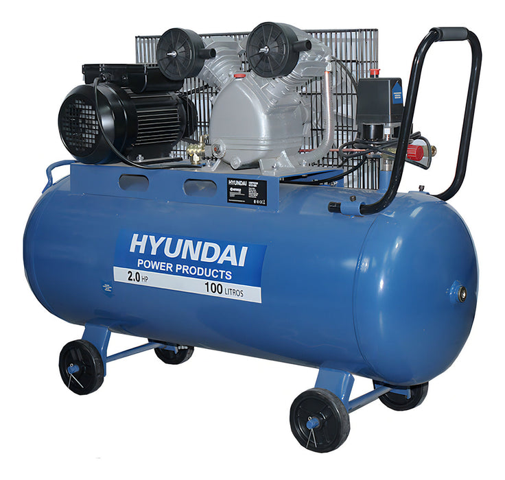Compresor Hyundai Monofásico 2hp 100l 115psi