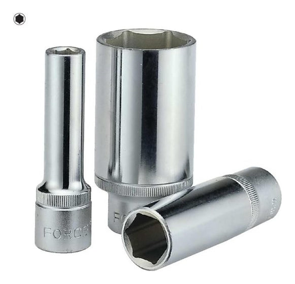 Dado Largo Hexagonal 3/8'' 17mm Force