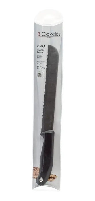 Cuchillo de Cocina Chef Panero 20cm Acero Evo Negro