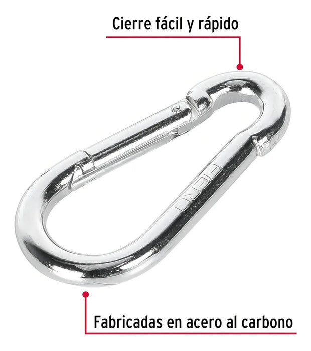 Bandola Mosquetón De Acero 5/16 Fiero