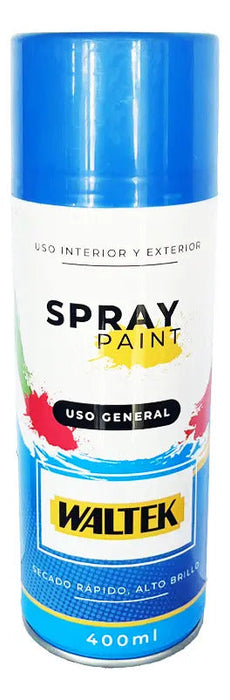 Pintura Spray 400ml/230g Normal Azul Diamante Waltek