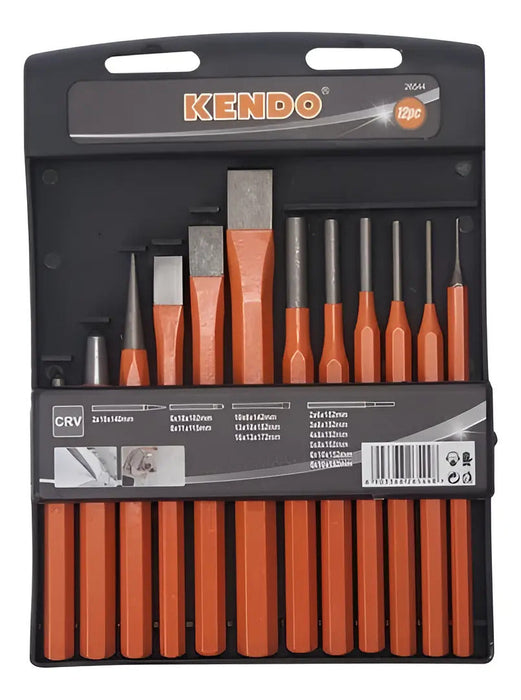 Juego de Cinceles, Puntas y Botadores Kendo - 12 Piezas