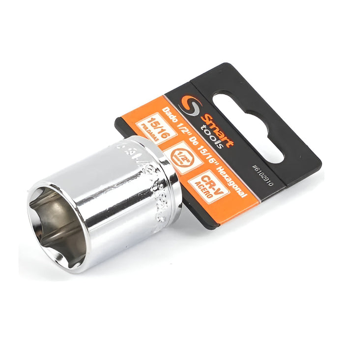 Dado Corto 1/2'' de 15/16'' Hexagonal