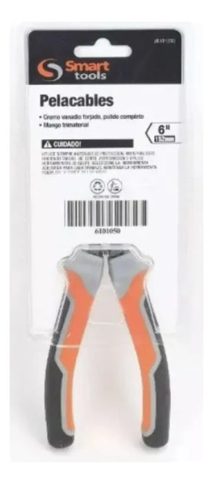 Alicate Pelacables 6" Cr/V Smart Tool