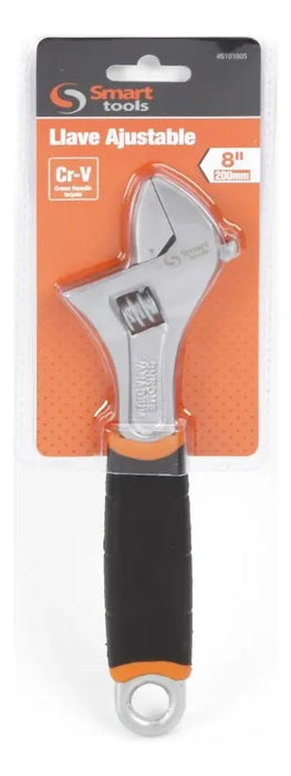 Llave Francesa De 8'' Niquelada
