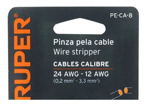 Alicate Pelacable Aprieta Terminales 8 Pulgadas Truper