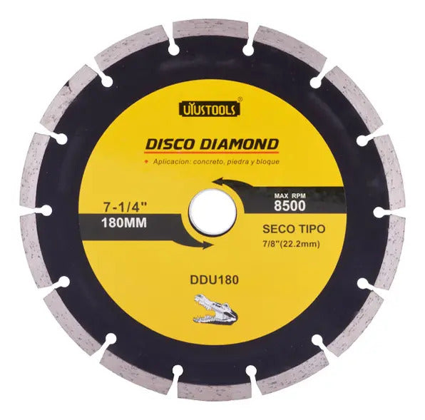 Disco Diamantado Segmentado 7'' Uyustools