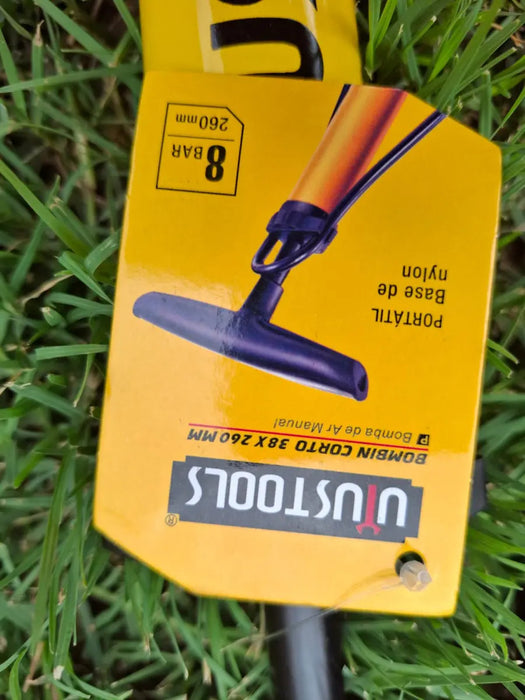 Inflador De Pie Portátil Uyustools Boc01u 116.03psi Amarillo