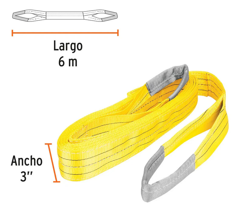 Eslinga de 3' x 6m Truper