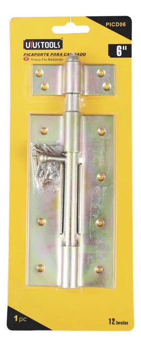 Picaporte Zincado 6" Dorado