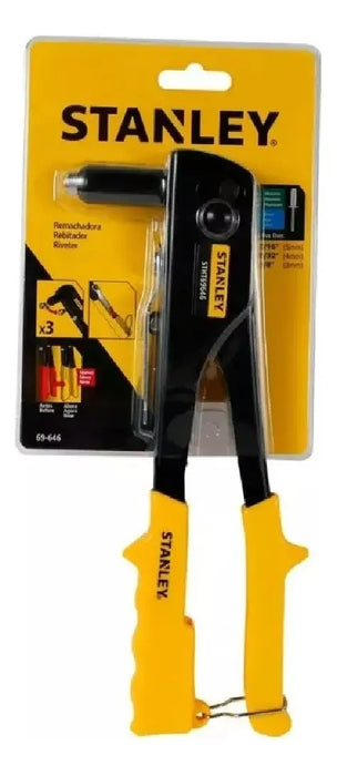 Remachadora Pop 3 Tomas Con Llave Stanley