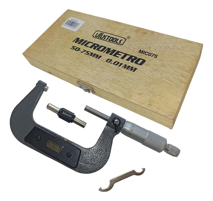 Micrómetro Para Exteriores De 50-75 X 0.01mm