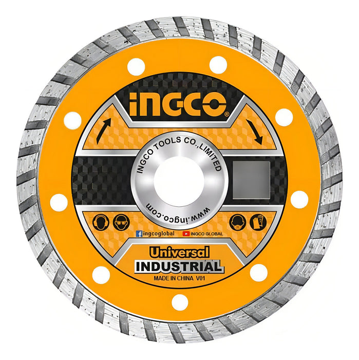 Disco Corte Diamante Turbo Ingco 180 Mm