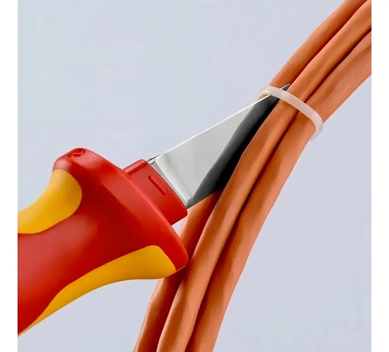 Cuchillo Recto Para Cables 1000v Aislado Ingco Profesional