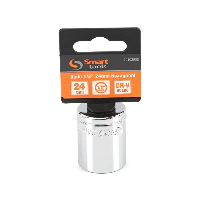 Dado Corto 1/2'' De 24mm Hexagonal