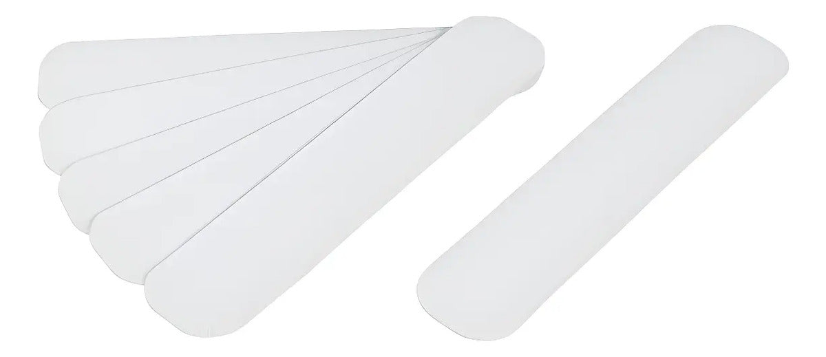 Cinta Adhesiva Antiderrapante Tiras 50mm Transparente 6pzas Color Blanco