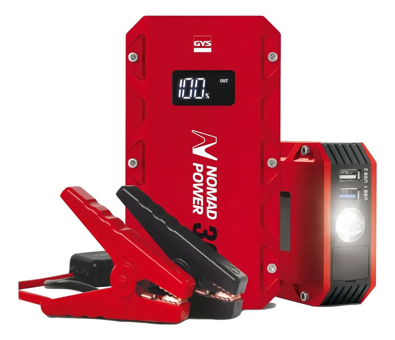 Arrancador de Baterías GYS para Moto y Cuatriciclo 12V con Puertos USB