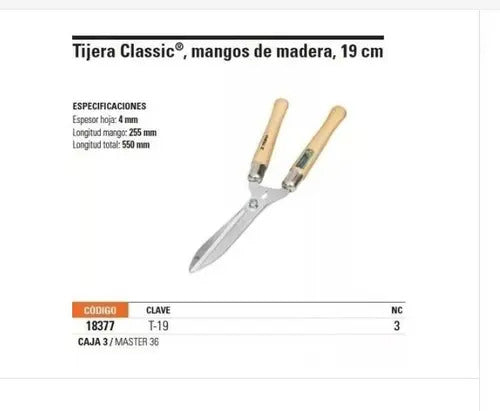 Tijeras de Podar Truper Classic T-19