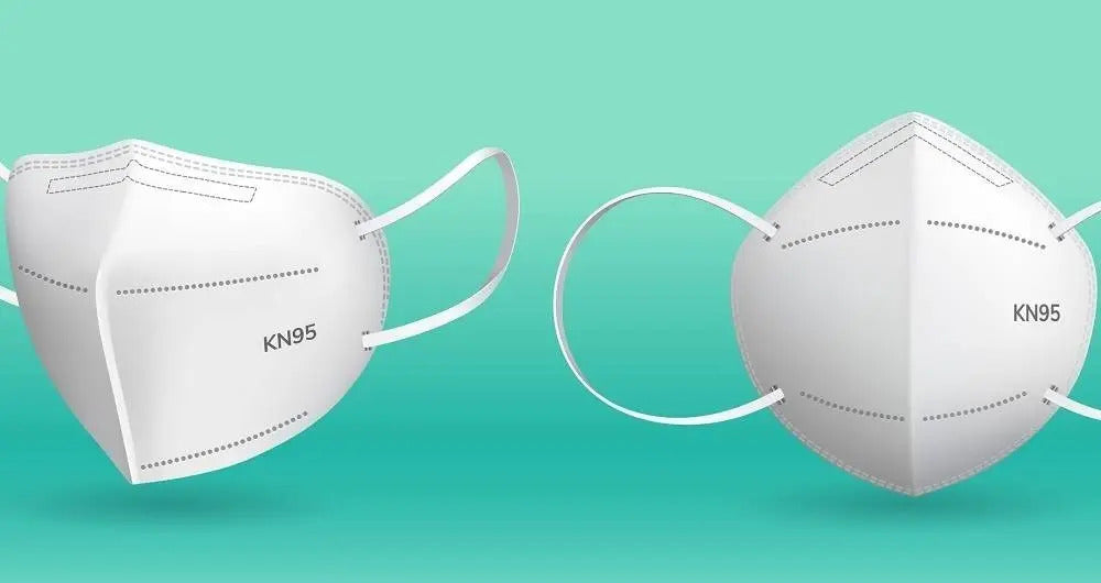 Mascarilla Desechable KN95 10 Unidades 5 Capas Ajuste Nasal Blanco