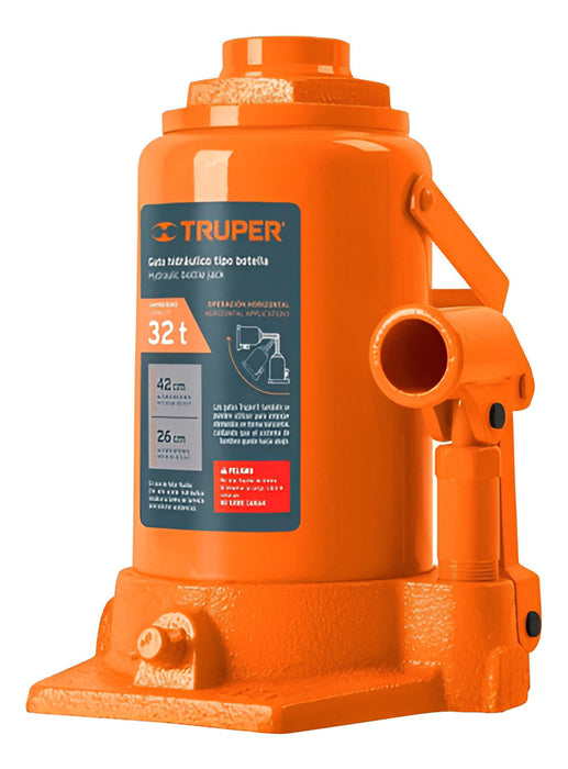 Gata Garage Hidráulica Tipo Botella 32 Ton Truper Gat-32