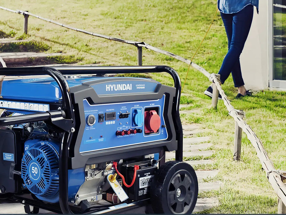 Generador Eléctrico Hyundai Bencinero Partida Eléctrica