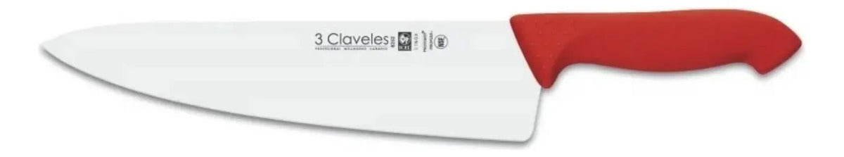 Cuchillo Cocinero 25 Cm Proflex Rojo