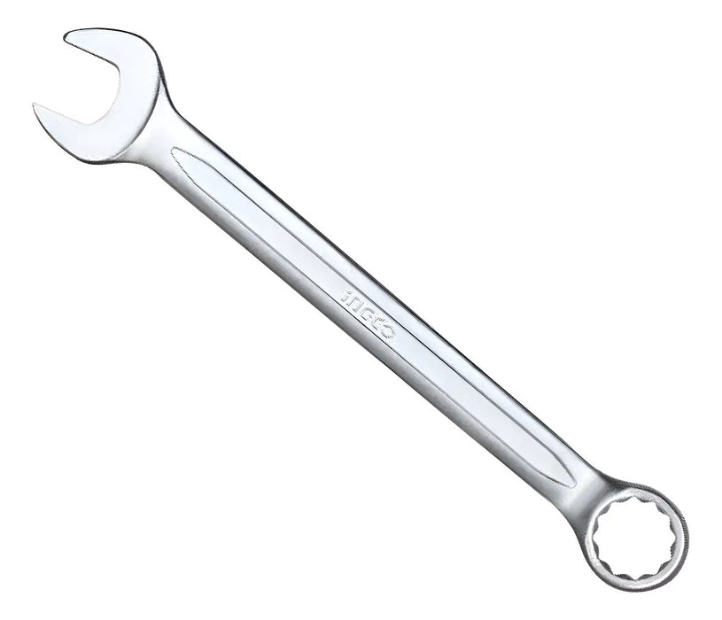 Llave de Extremo Combinada Ingco de Acero Inoxidable de 0.6 Mm Cromado
