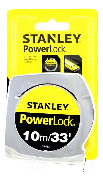 Cinta De Medir Stanley Powerlock 10 Metros