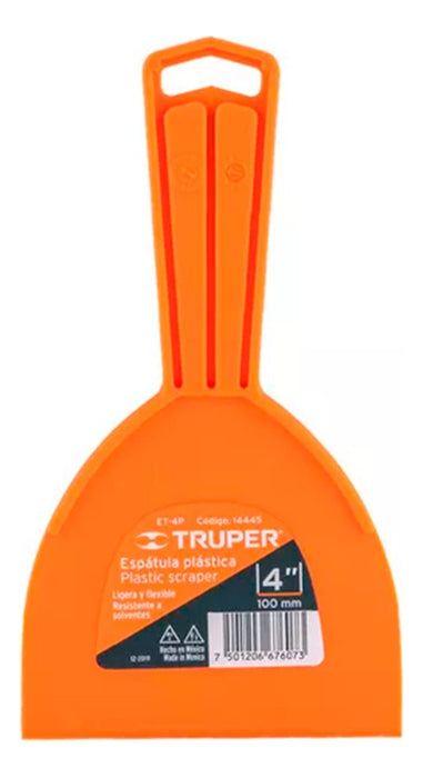 Espátula Plástica 4'' Truper