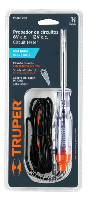 Probador De Corriente Con Caiman 6-12v