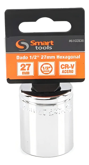 Dado Corto 1/2'' Hexagonal 27mm