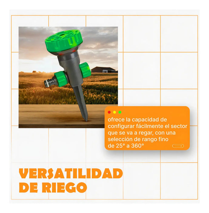Aspersor Regador Tipo Estaca de Plástico