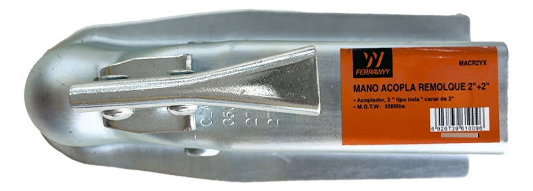 Mano Acopla Remolque 1-7/8" + 2"