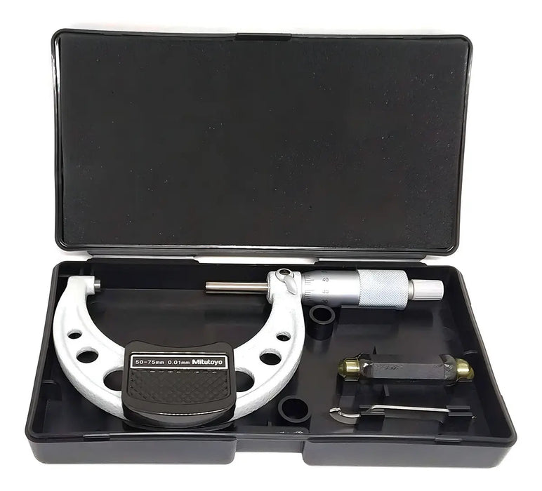 Micrómetro Externo Mitutoyo Serie 103 0,01 Mm Mecánico