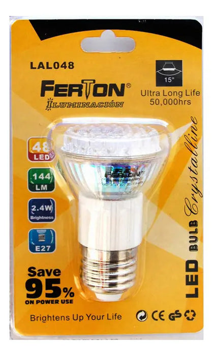 Lámpara E27 48 LED Ferton