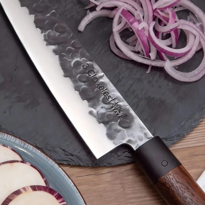 Cuchillo Cocinero 3 Claveles Osaka 20 Cms - 8 Marrón Oscuro