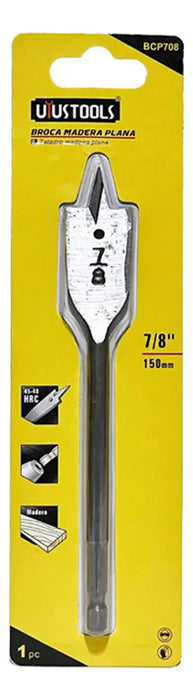 Broca Paleta Plana 7/8'' Para Madera Uyustools