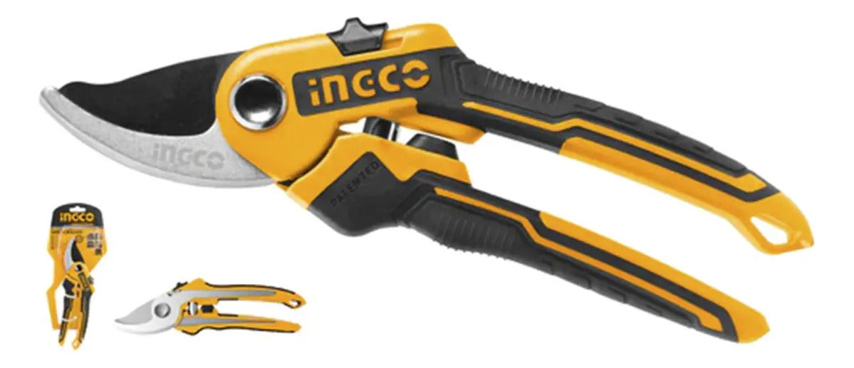 Tijera Para Podar Metálica 8.5" Mango Recubierto Ingco