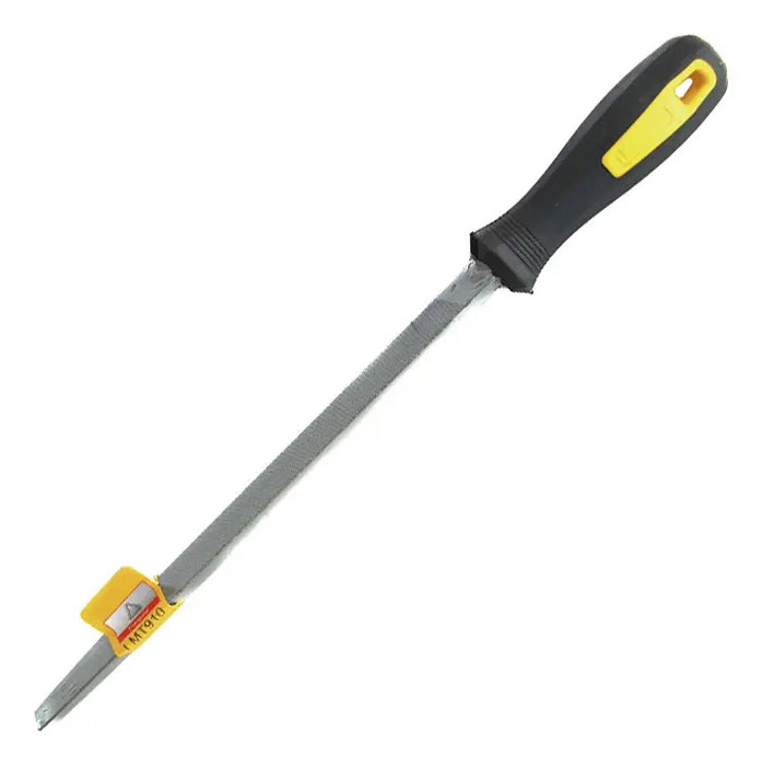 Lima Triangular Fina 10" Mgo Plastico