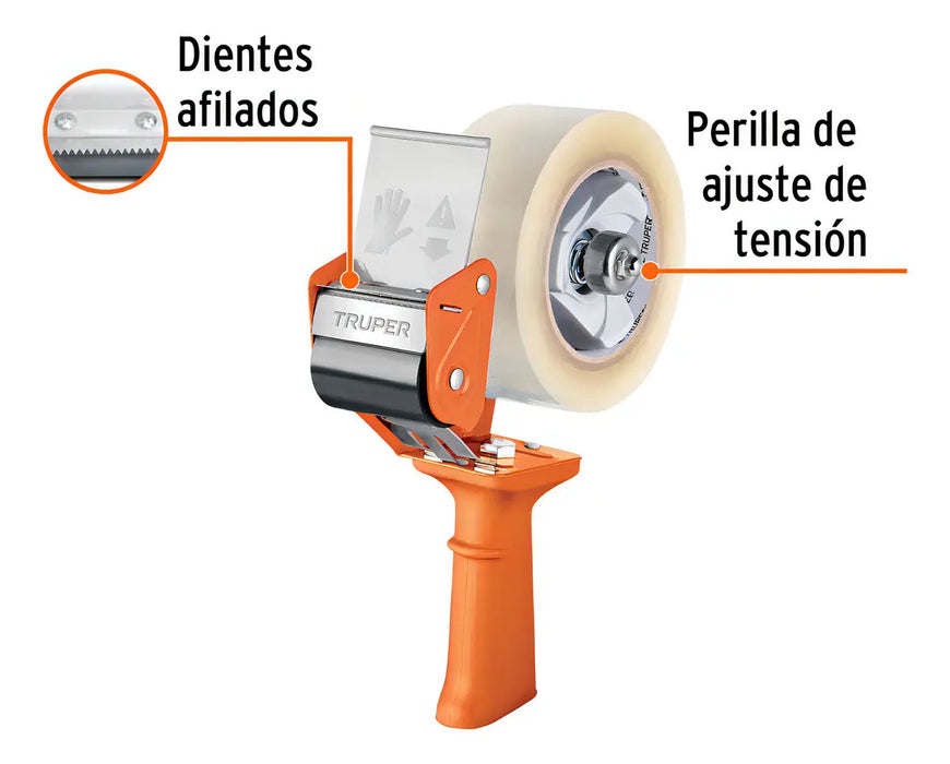 Despachador Cinta Empaque C/ 2 Cintas Truper