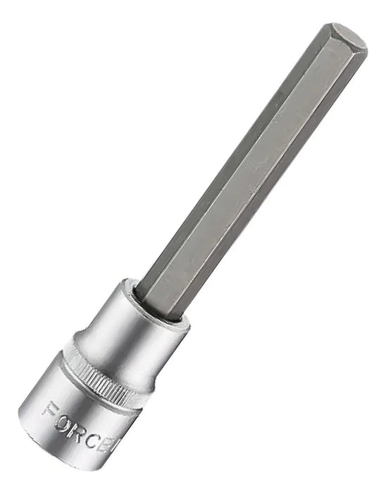 Dado Allen 1/2'' 8 Mm. Largo Force Plateado