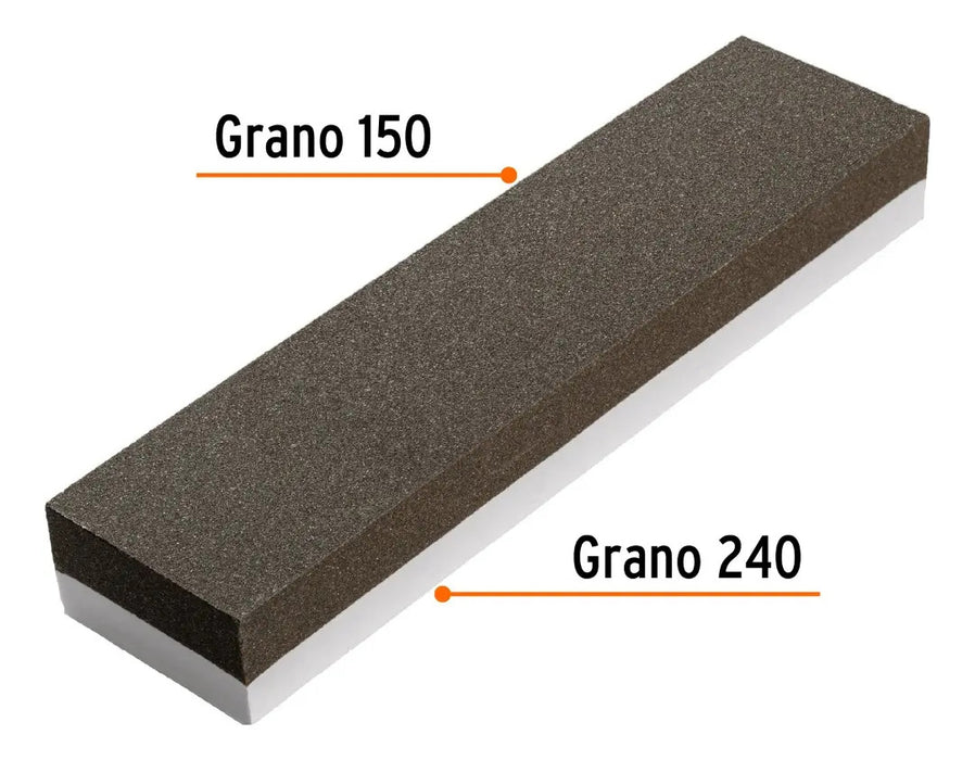 Piedra Afilar Asentar Doble Grano 150/240 Truper
