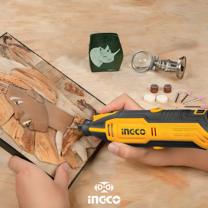 Minitorno Ingco MG13328 130W 10000-35000rpm con 109 Accesorios