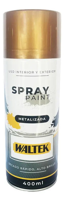 Pintura Spray Color-metal 400ml/250g Cobre Waltek