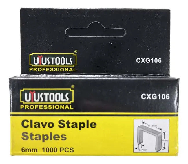 Grapa 6mm (1000 Un)